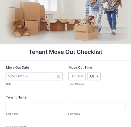 Form Templates: Tenant Move Out Checklist