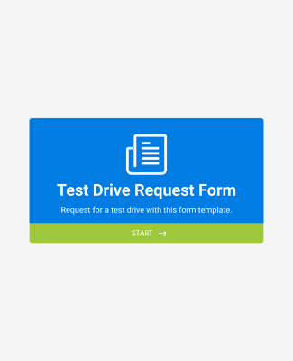 Test Drive Request Form