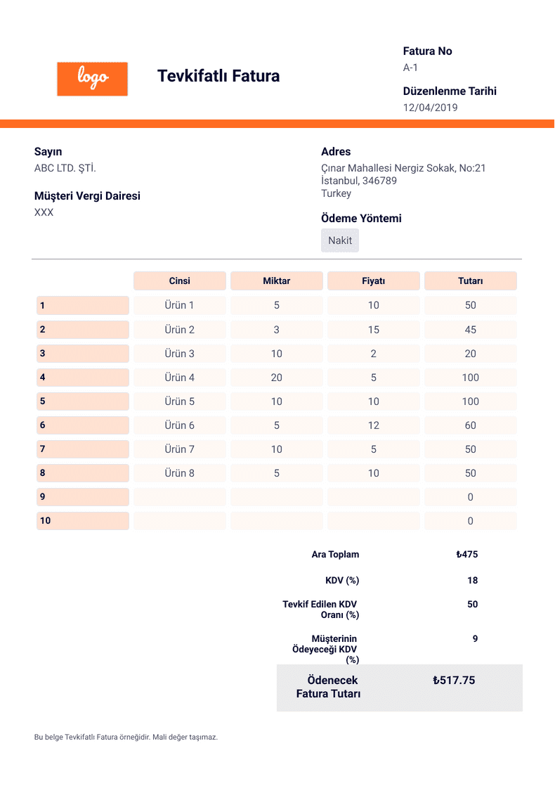 standart çalışma talimatları excel şablonu