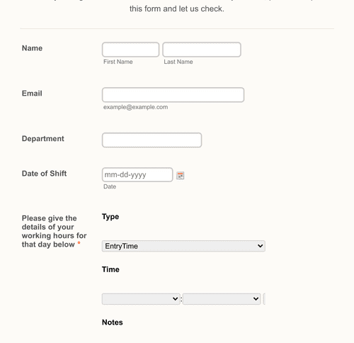 Printable Time Clock Adjustment Form - Printable Forms Free Online