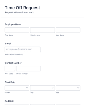 Common Request Form Template | Jotform