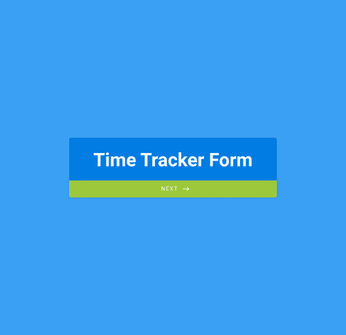 Form Templates: Time Tracker Form