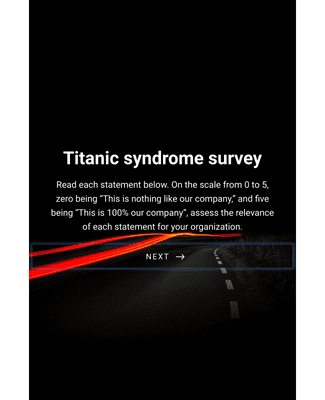Form Templates: Titanic syndrome survey