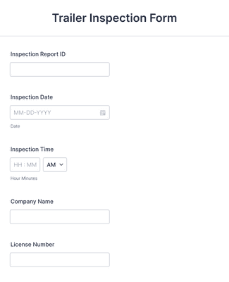 Trailer Inspection Form Sample Offsite Accommodation Inspection Form Template | Jotform
