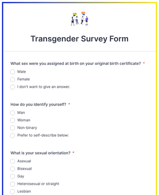 Form Templates: Transgender Survey