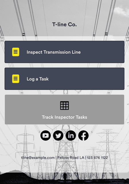 Transmission Line Inspection App