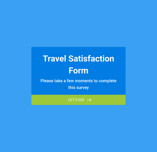 Form Templates: Travel Agency Feedback Form