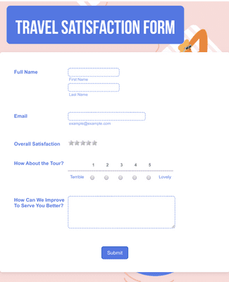 Travel Agency Feedback Form