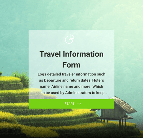 Form Templates: Travel Information Form