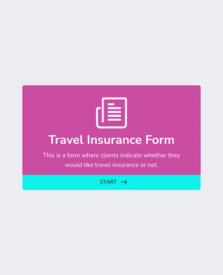 Form Templates: Travel Insurance Form