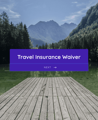 Travel Insurance Waiver