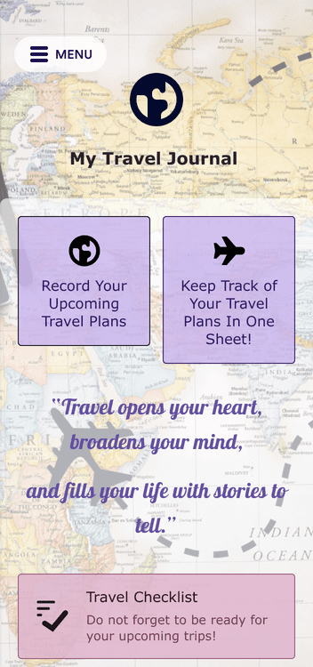 Travel Journal App