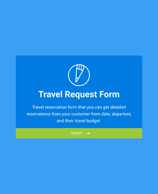 Form Templates: Travel Reservation Form