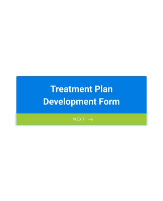 Treatment Plan Development Form