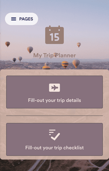 Trip Planner App