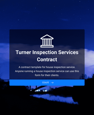 Form Templates: Home Inspection Services Contract