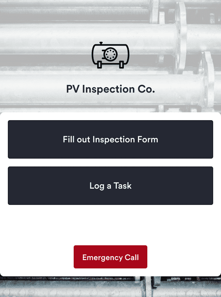 Unfired Pressure Vessel Inspection App