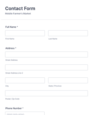 Update Contact Information Form Template | Jotform