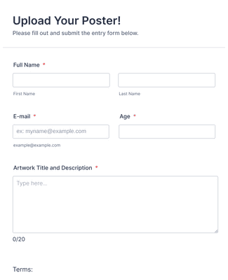 Photo upload template Form Template | Jotform
