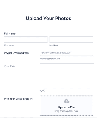 Upload Form Example Good Content Upload Form Template | Jotform