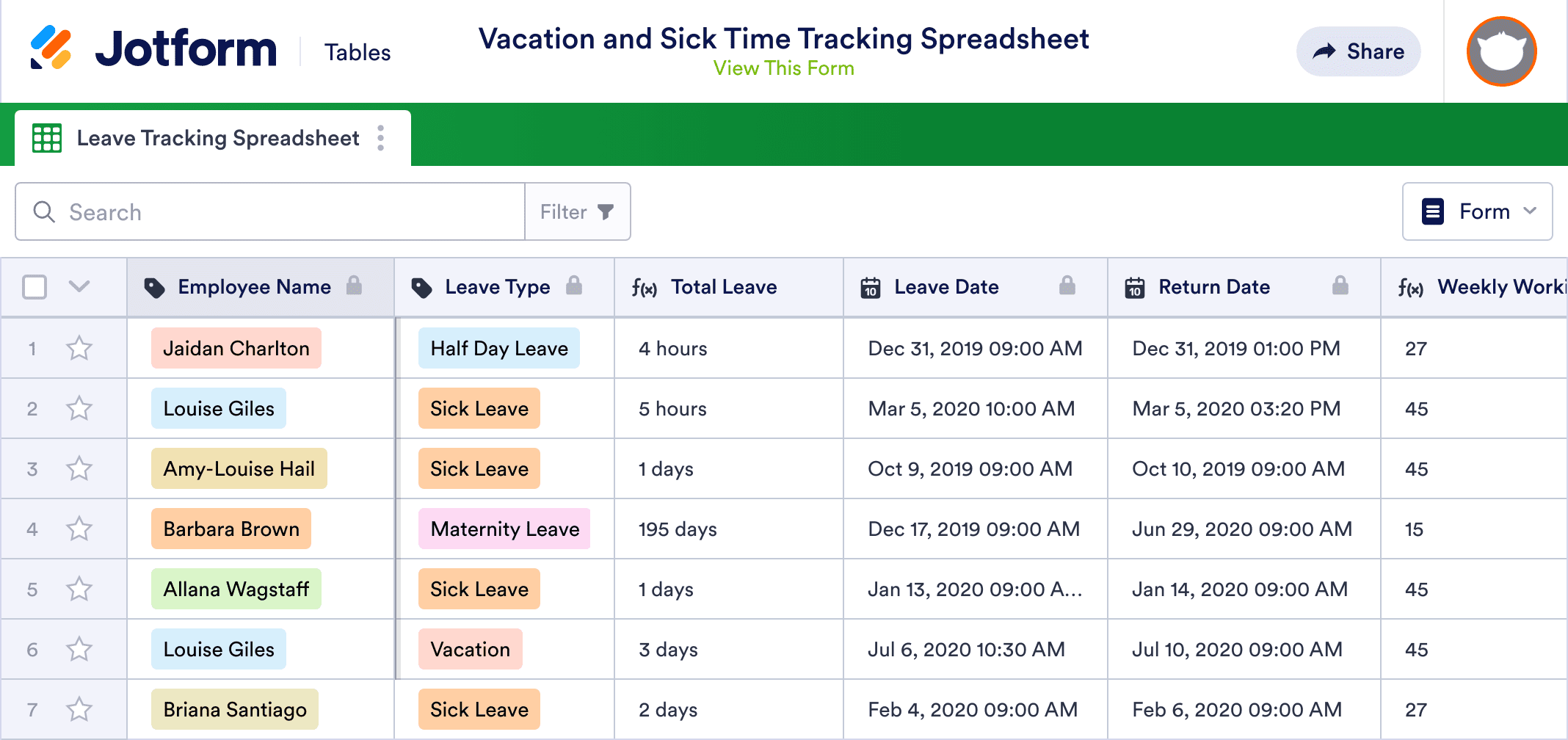 vacation-and-sick-time-tracking-sheet-template-jotform-tables