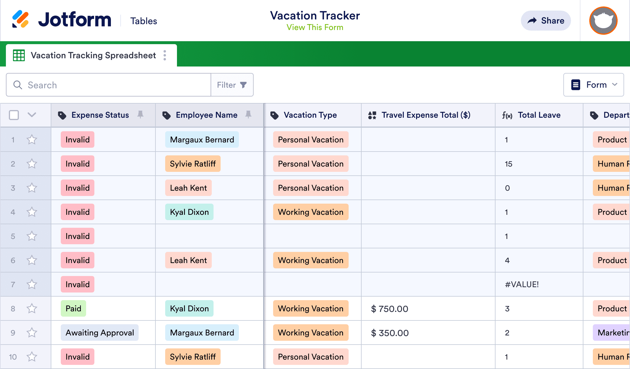 vacation-tracker-template-jotform-tables