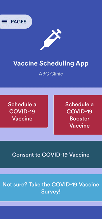 Vaccine Scheduling App