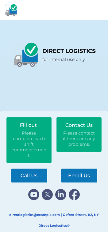 Template vehicle-inspection-checklist-app