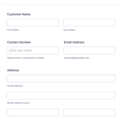 Vehicle Repair Form Template 