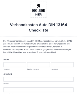Formular Checklist Checkliste Formulare - Formular Vorlagen | Jotform