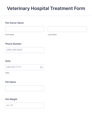 Veterinary Service Forms - Form Templates | JotForm
