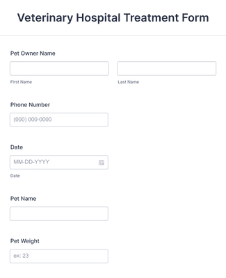 Pet Imaging Study Form Template Jotform