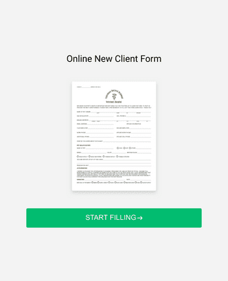 Form Templates: Veterinary New Client Form