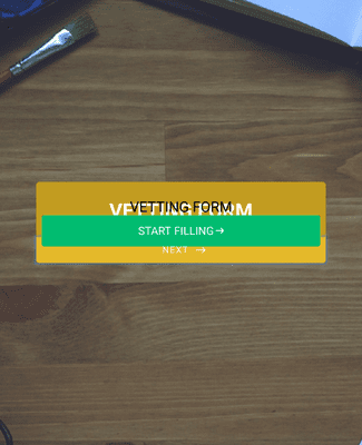 Form Templates: VETTING FORM