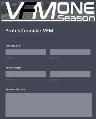 VFM Protestformular
