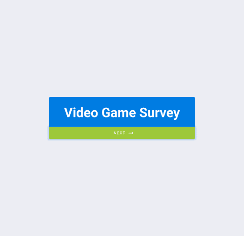 Form Templates: Video Game Survey