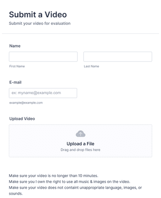 Project Submission Form Template | JotForm