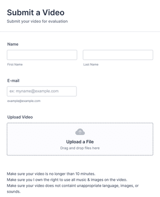 Submittable Form Examples Art Submission Form Template | Jotform