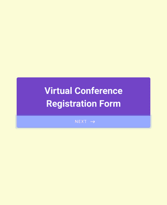 Form Templates: Virtual Conference Registration Form