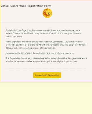 Conference Online Registration Form Template | Jotform