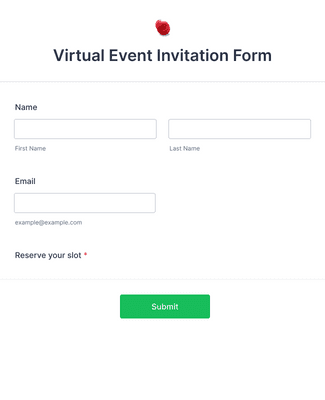 Virtual Invitation Maker, Free Virtual Event Template