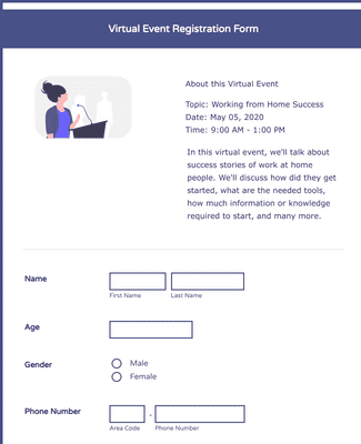 Event Register Form Html Event Registration Forms - Form Templates | JotForm