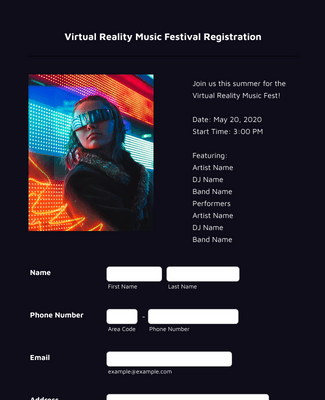 Virtual Conference Registration Form Template | Jotform