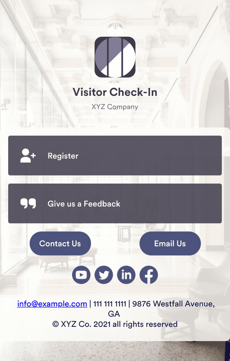 Visitor Check-In App