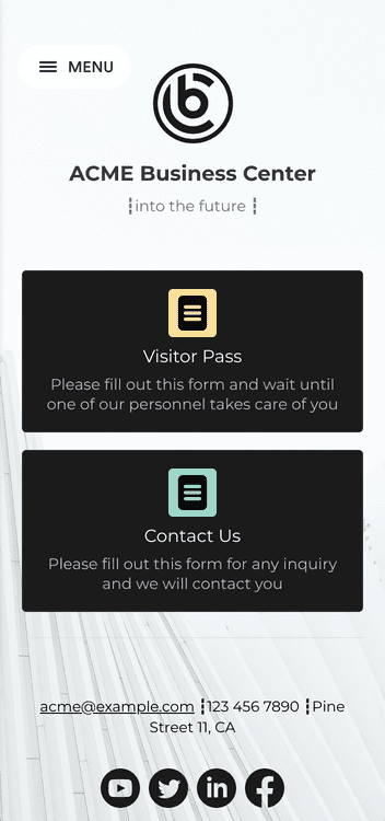 Visitor Sign In App