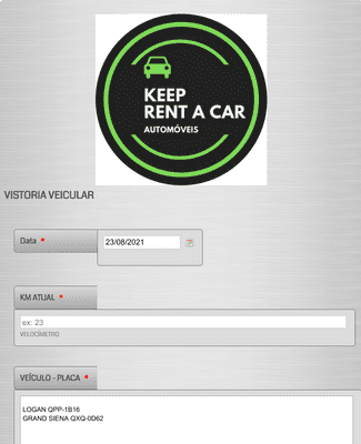 Vistoria Veicular - Keep Rent a Car