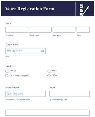 how to write an application letter for voter registration