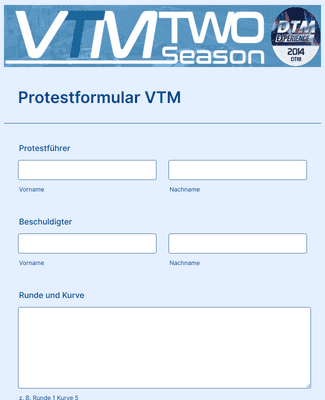 VTM Protestformular