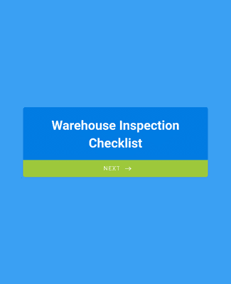 Warehouse Inspection Checklist