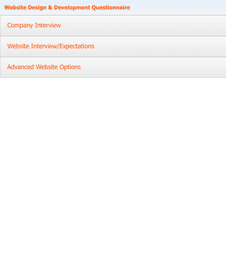 Website Development Questionnaire Website Design Questionnaire Form Template | Jotform